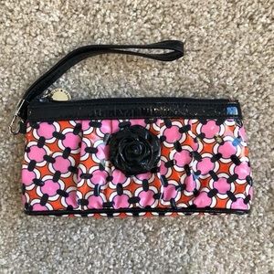 Vera Bradley patent leather clutch